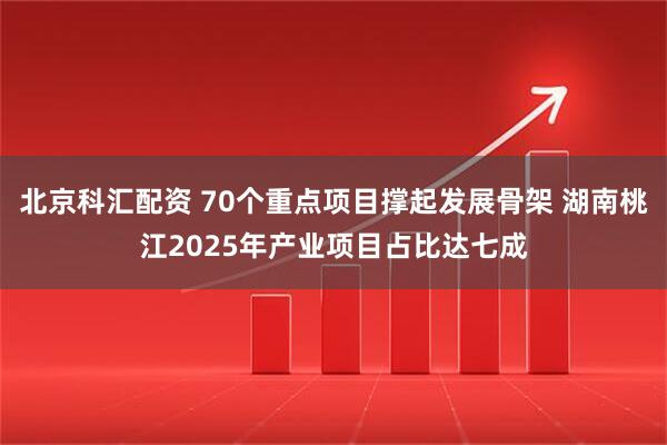 北京科汇配资 70个重点项目撑起发展骨架 湖南桃江2025年产业项目占比达七成